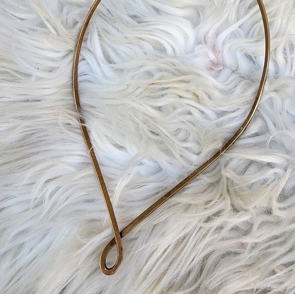 Vintage Brass simple‎ choker - Picture 7 of 7